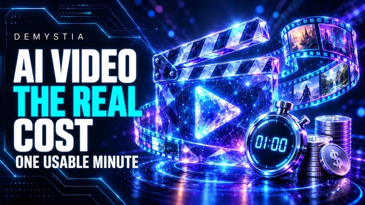 AI-Generated Video: How Much Does One Usable Minute Really Cost?