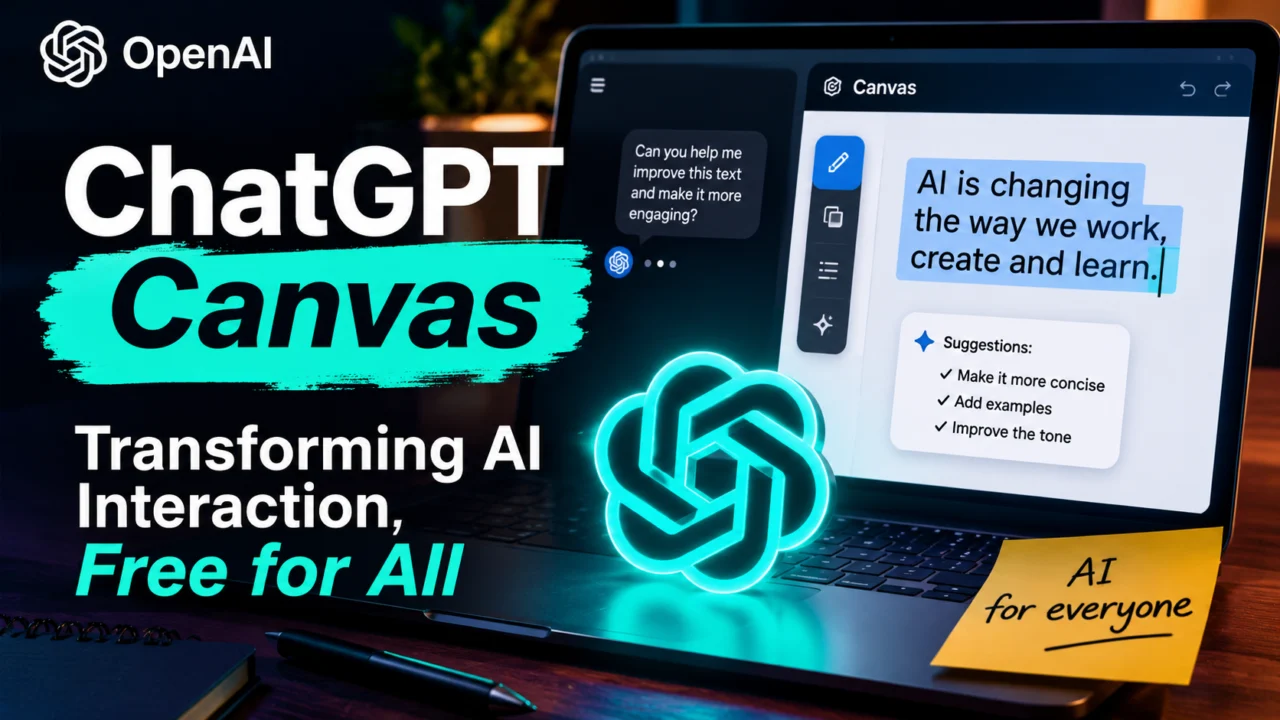 ChatGPT Canvas: Transforming AI Interaction, Free for All