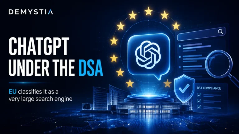 EU Classifies ChatGPT as a “Very Large Online Search Engine” Under the DSA