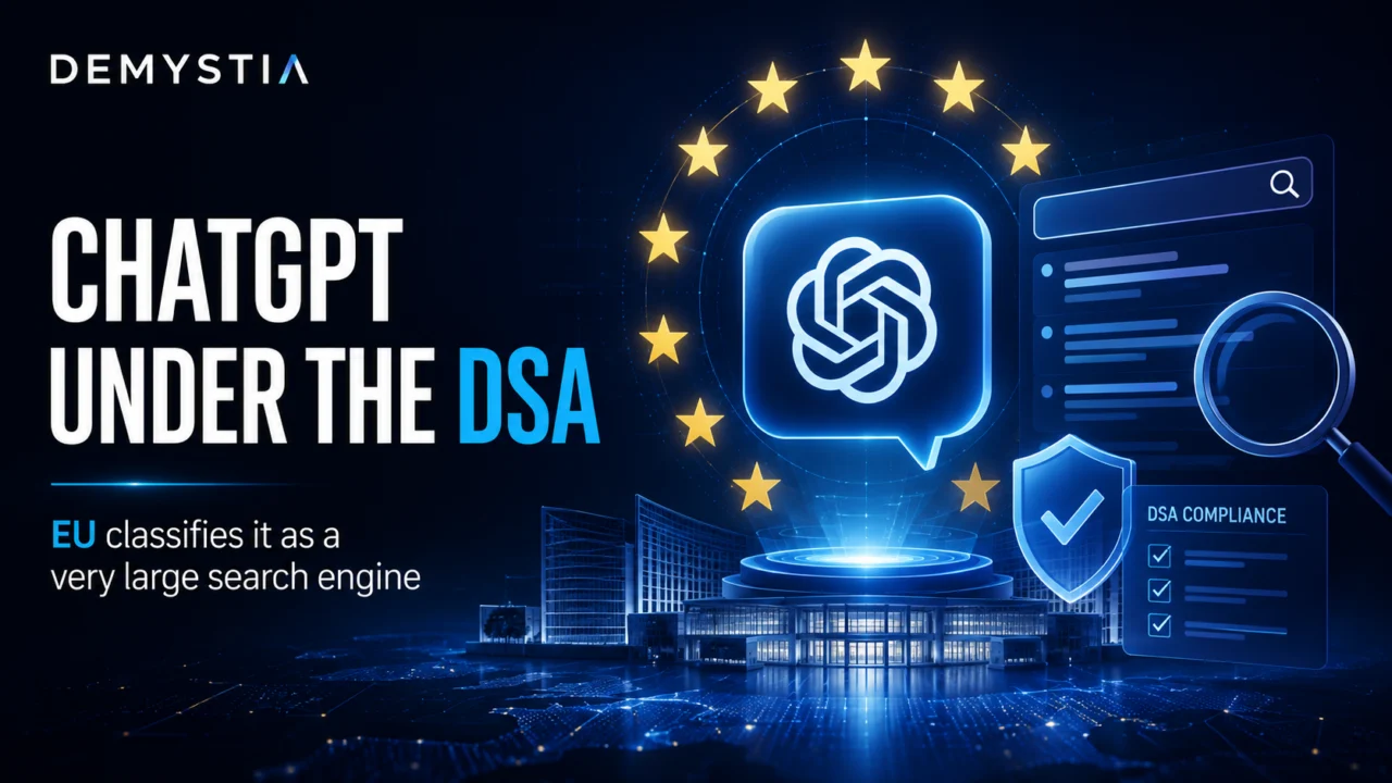 EU Classifies ChatGPT as a “Very Large Online Search Engine” Under the DSA