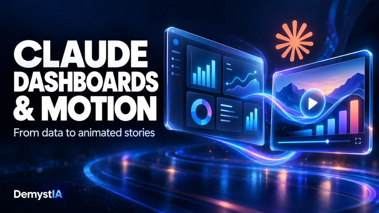 Claude Dashboards and Motion: From Business Data to Animated Presentations
