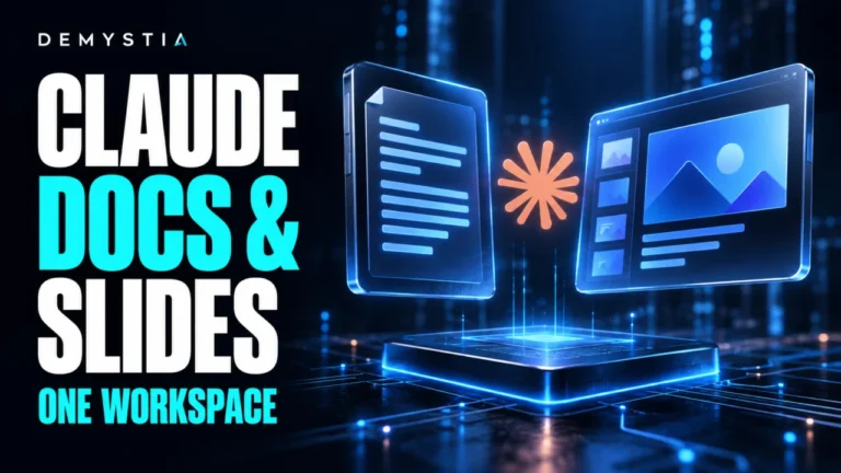 Claude Docs and Slides: What Anthropic’s New Workspace Changes