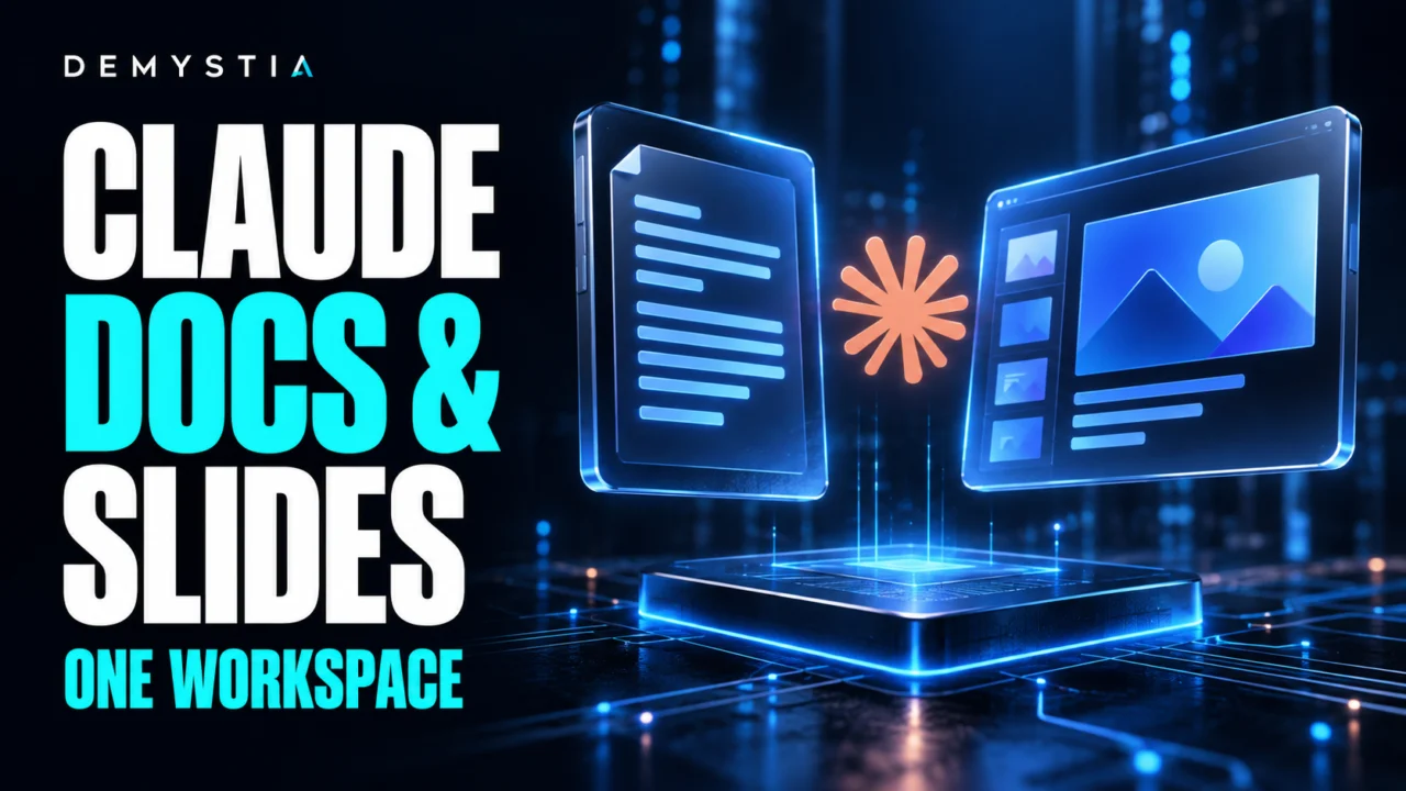 Claude Docs and Slides: What Anthropic’s New Workspace Changes