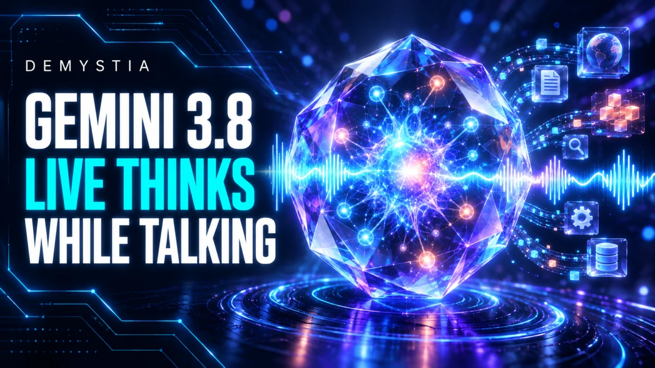 Gemini 3.8 Live: What Changes When AI Can Reason During a Conversation?