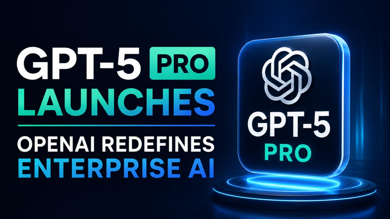 GPT-5 Pro Launches: OpenAI Redefines Enterprise AI