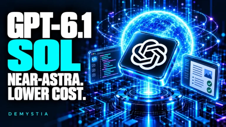 GPT-6.1 Sol: OpenAI Brings Near-Astra Performance to a Lower-Cost Model