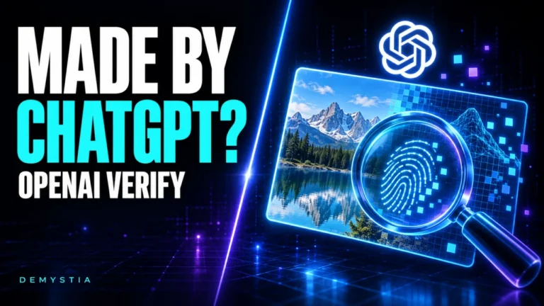 Was This Image Made with ChatGPT? What OpenAI Verify Can Tell You