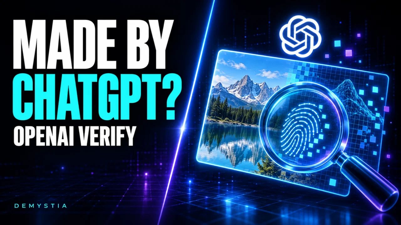 Was This Image Made with ChatGPT? What OpenAI Verify Can Tell You